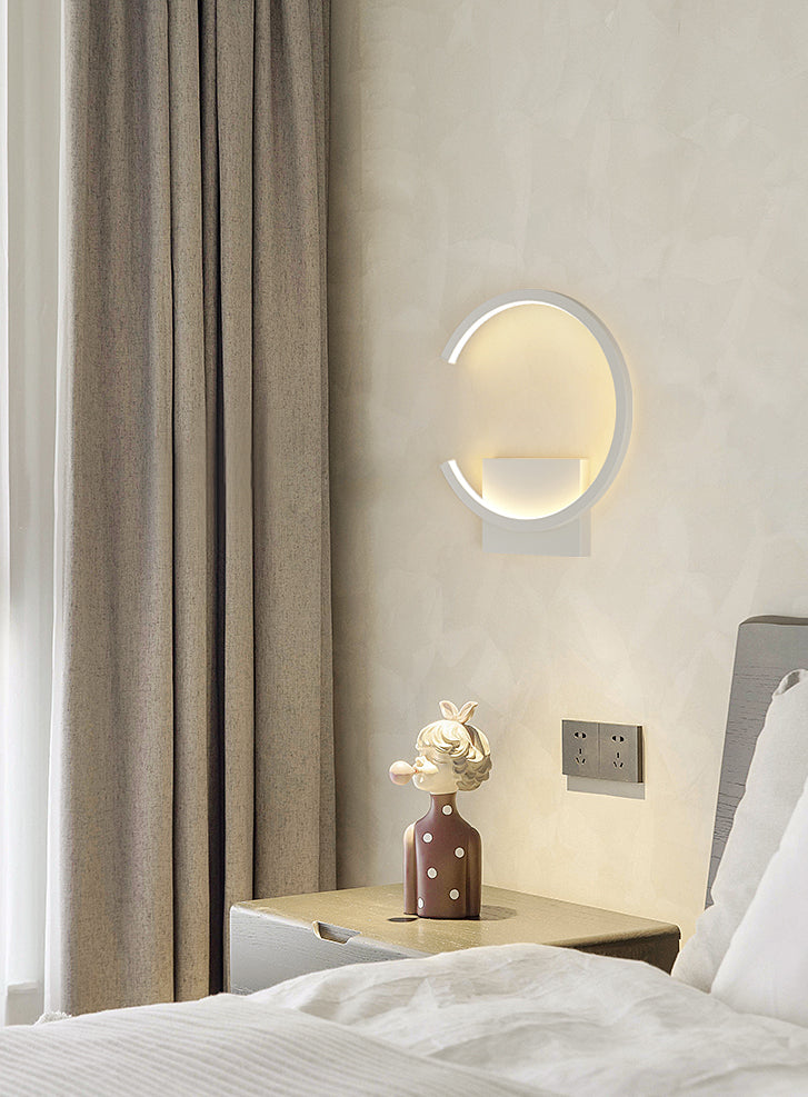 Modern Minimalist Style Regular Wall Mounted Light Fixture Metal 1 Light Wall Light Sconces for Living Room