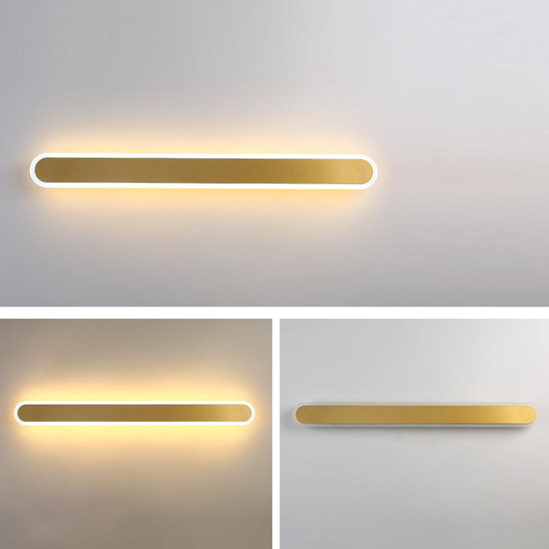 Moderne minimalistische stijl lineaire wandgemonteerde verlichtingsarmatuur metalen wand sconce verlichting voor woonkamer