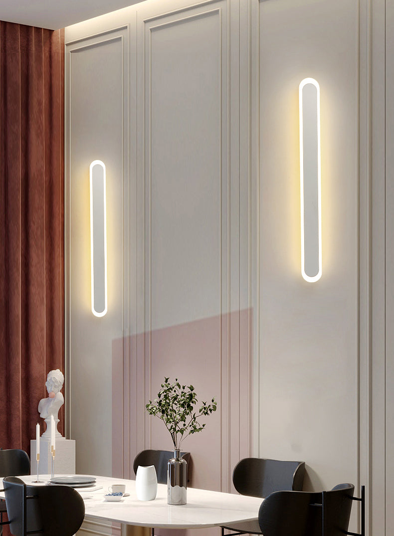 Moderne minimalistische stijl lineaire wandgemonteerde verlichtingsarmatuur metalen wand sconce verlichting voor woonkamer