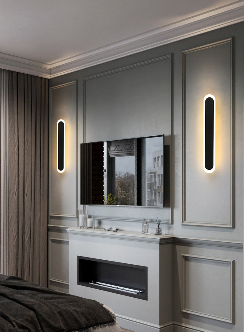Moderne minimalistische stijl lineaire wandgemonteerde verlichtingsarmatuur metalen wand sconce verlichting voor woonkamer