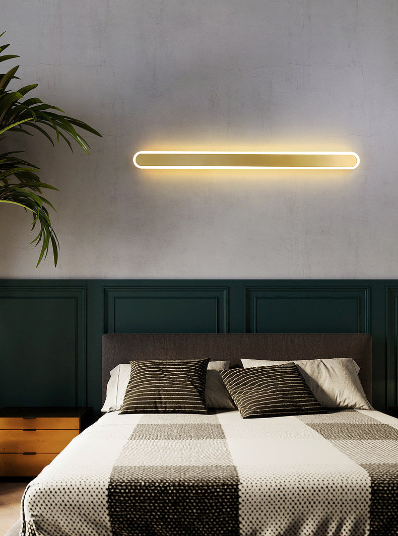 Moderne minimalistische stijl lineaire wandgemonteerde verlichtingsarmatuur metalen wand sconce verlichting voor woonkamer