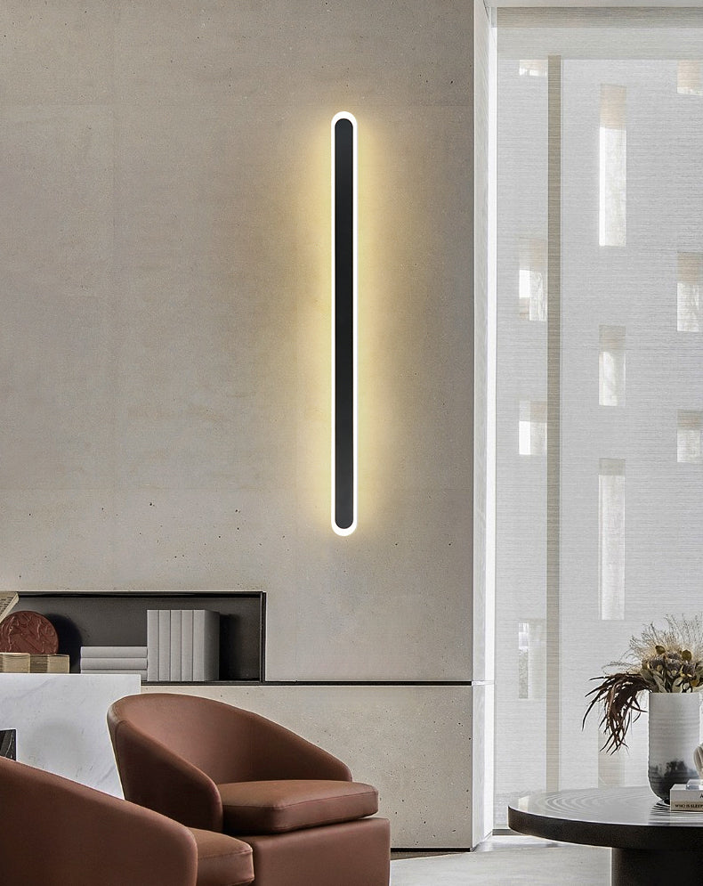 Moderne minimalistische stijl lineaire wandgemonteerde verlichtingsarmatuur metalen wand sconce verlichting voor woonkamer