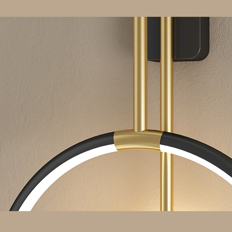 Éclairage mural rond minimaliste moderne