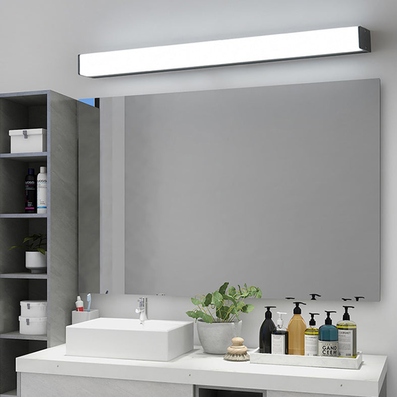 Modern Minimalist Style Rectangle Led Bathroom Vanity Light Fixtures Acrylic Vanity Sconce for Toilet