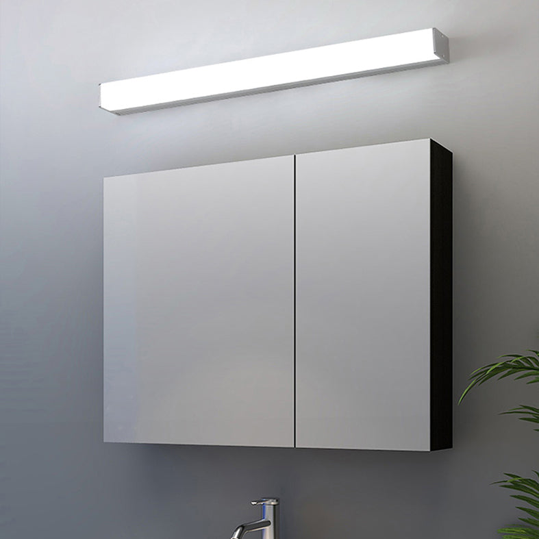 Modern Minimalist Style Rectangle Led Bathroom Vanity Light Fixtures Acrylic Vanity Sconce for Toilet