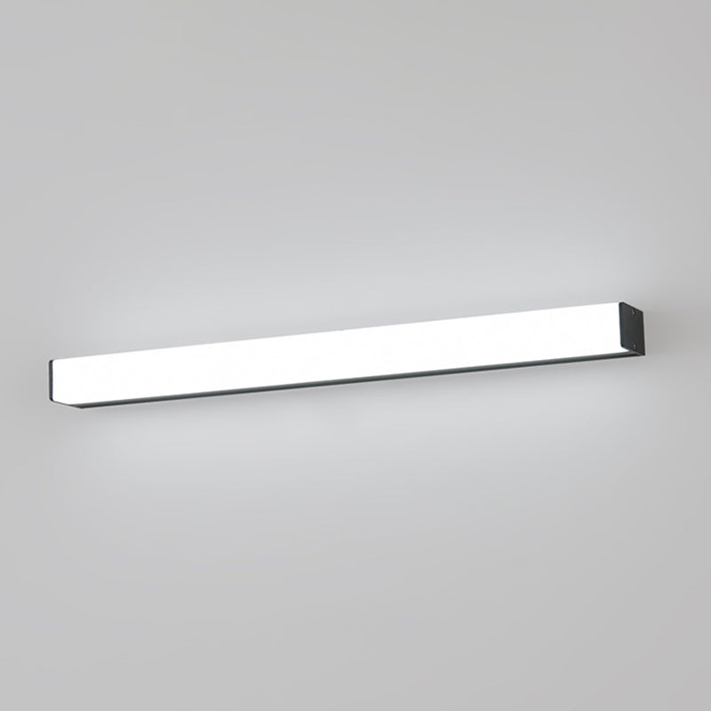Modern Minimalist Style Rectangle Led Bathroom Vanity Light Fixtures Acrylic Vanity Sconce for Toilet
