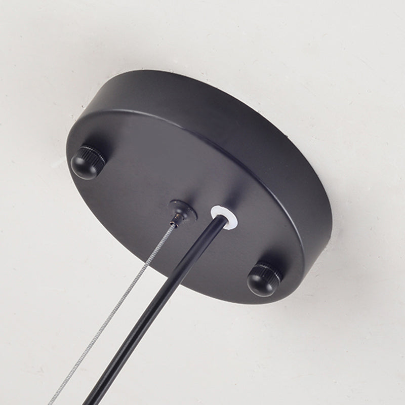 Modern Luxury Firefly Island Pendant Light Wrought Iron Sputnik Ceiling Light with Glass Shade