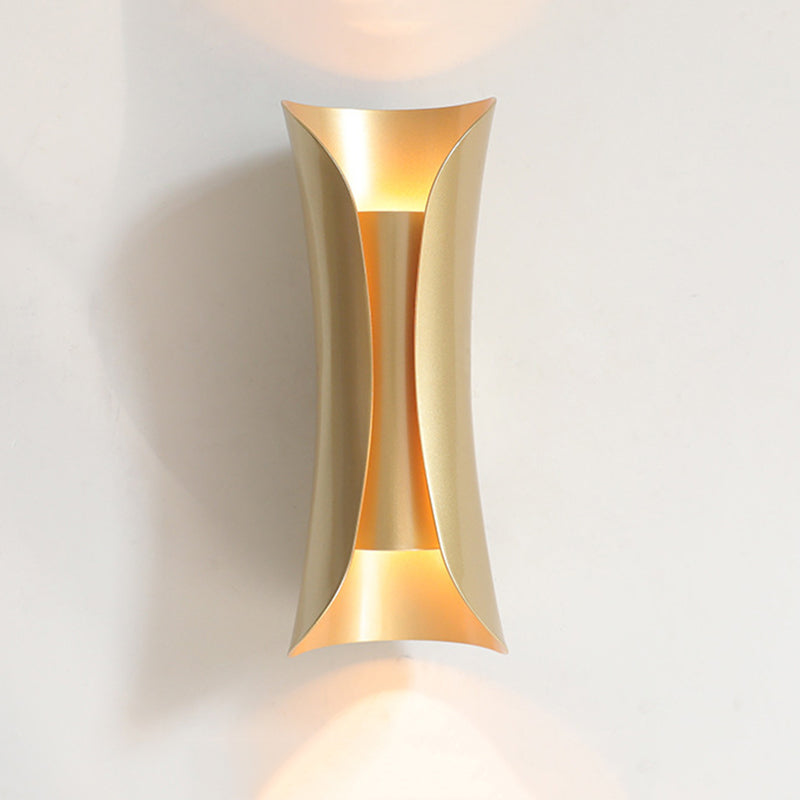 2-Lights Metal Simplicity Wall Lamp Post-modern Style Dining Room Aisle Wall Mounted Light