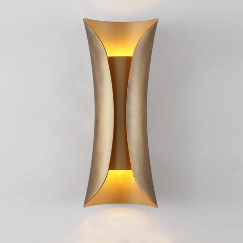 2-Lights Metal Simplicity Wall Lamp Post-modern Style Dining Room Aisle Wall Mounted Light