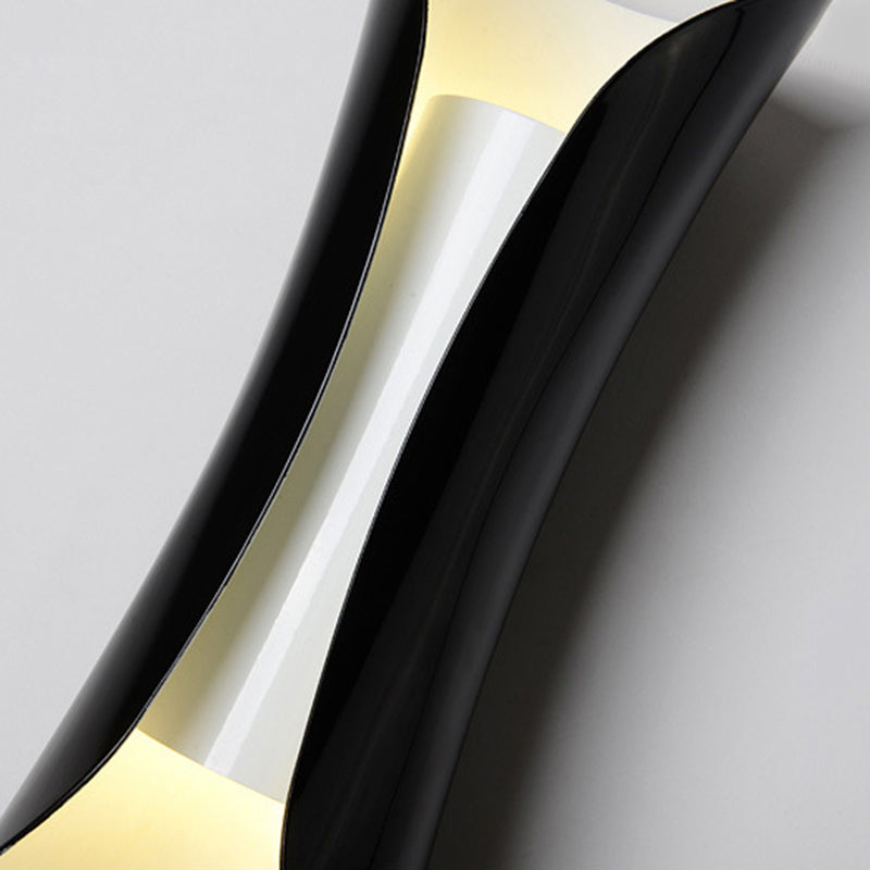 2-Lights Metal Simplicity Wall Lamp Post-modern Style Dining Room Aisle Wall Mounted Light