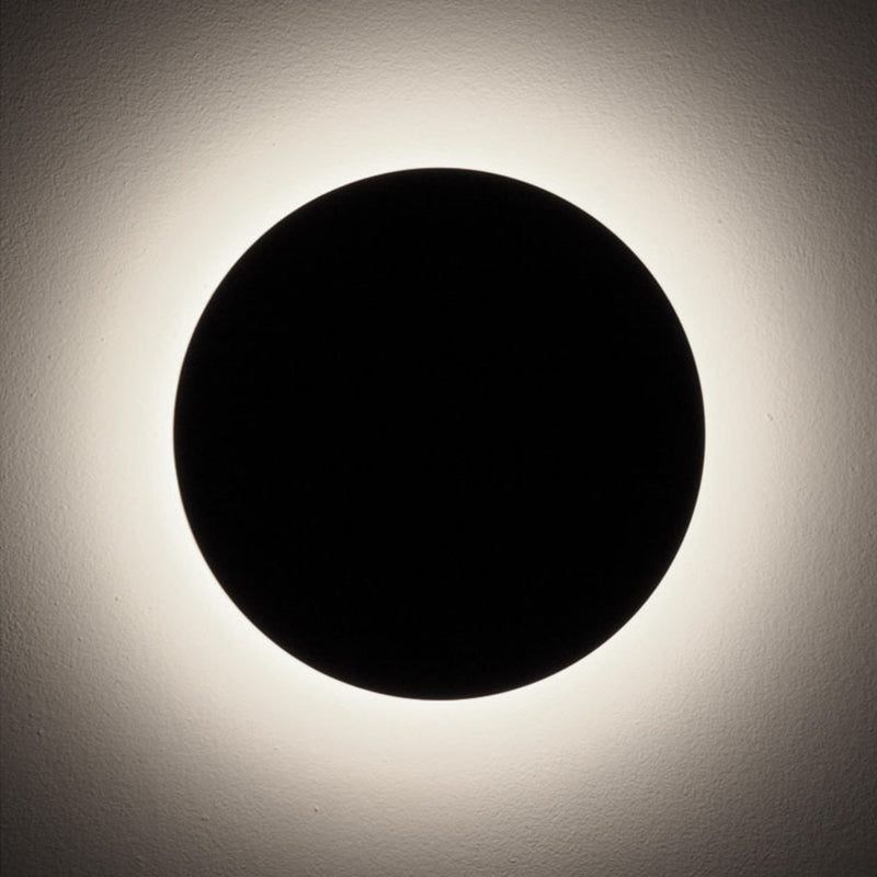 6" Height Simplicity Metal Wall Light Modern Style Geometric Patio Aisle Sconce Light in Frosted Black