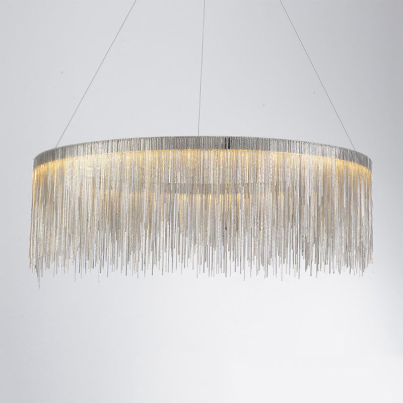 Luci a sospensione a sospensione per il ristorante per ristorante per ristorante per ristorante le luci del soffitto a sospensione di lampadaria circolare contemporanea per ristorante