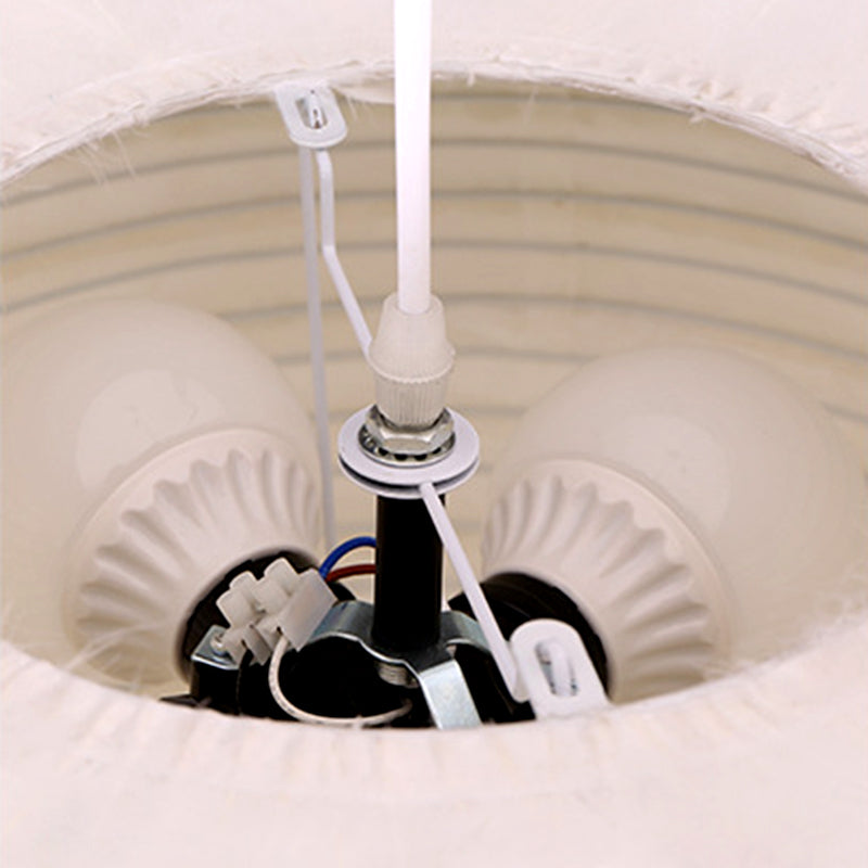 Eigentijdse bol kroonluchter hanger lichte veer gesuspendeerd verlichting voor slaapkamer