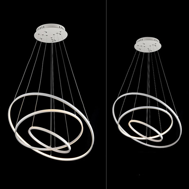 Luz de lámpara de 3 niveles de metal de lámpara de lámpara moderna LED LIGHTIVE para comedor