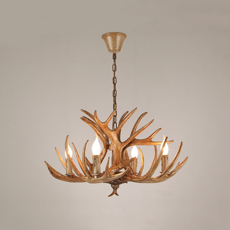 Chandelier Pendant Light Traditional Metal Candle-Style Chandelier Lighting Fixture