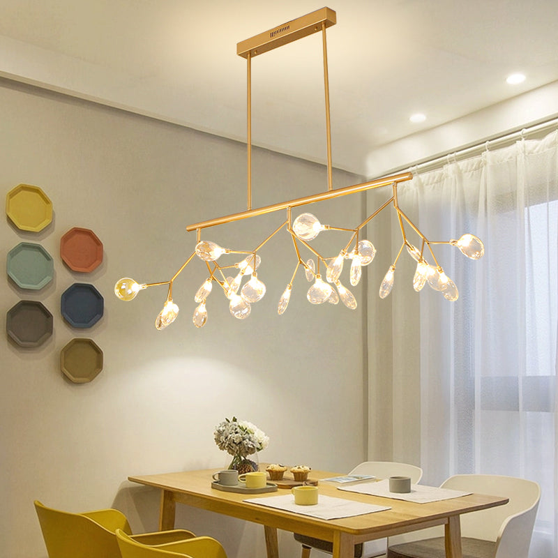 Fireflies Island Ceiling Light Minimalistic Metal Hanging Lamp Kit for Dinning Room