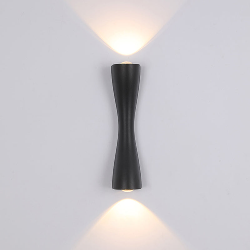 Modern Minimalist Style Tubes Wall Mounted Light Fixture 2 Lights Wall Mounted Lighting with Aluminum Shade