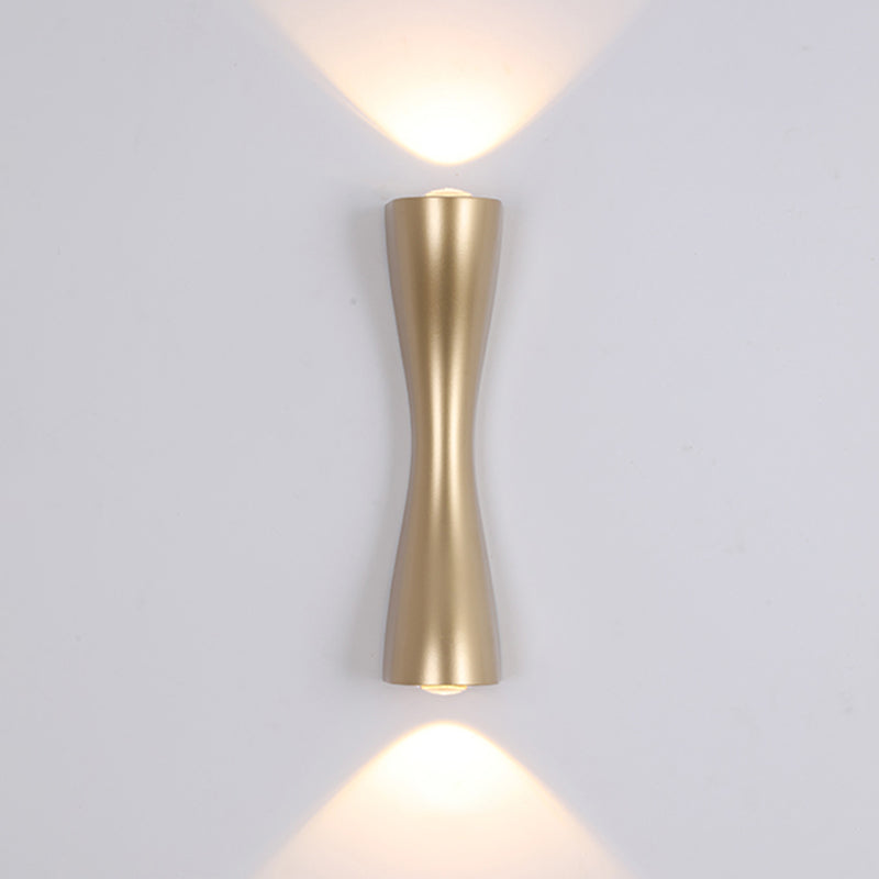 Modern Minimalist Style Tubes Wall Mounted Light Fixture 2 Lights Wall Mounted Lighting with Aluminum Shade