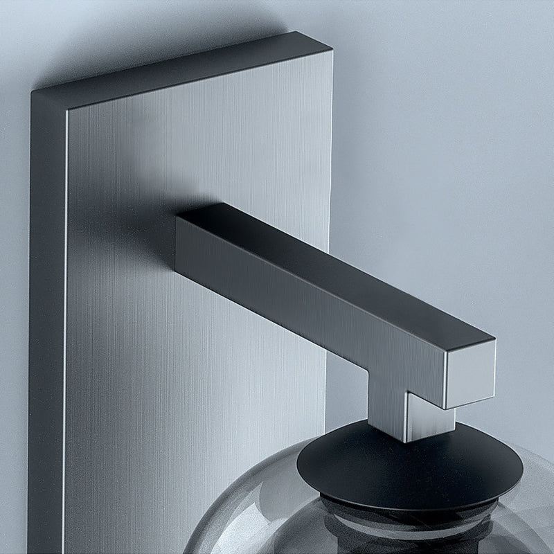 13.5" H Double-layer Glass Shade Creative Wall Lamp Single Bulb Modern Simplicity Bell Shaped Sconce Light