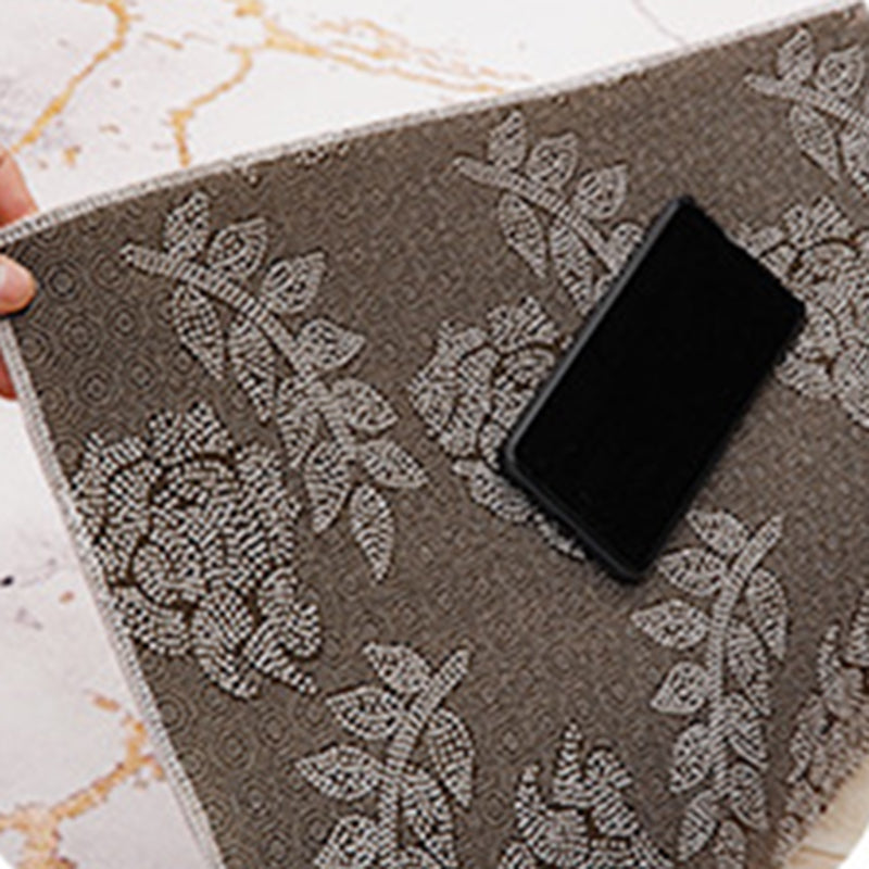 Living Room Area Rug Modern Abstract Printing Rug Polyester Non-Slip Backing Carpet