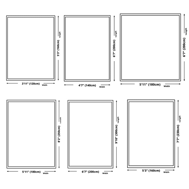 Living Room Indoor Rug Contemporary Abstract Printing Carpet Polyester Washable Area Rug