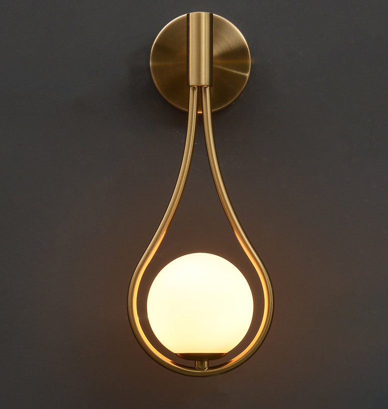 Luce appesa a parete palla postmoderna 1 Light Fun a parete da letto leggero