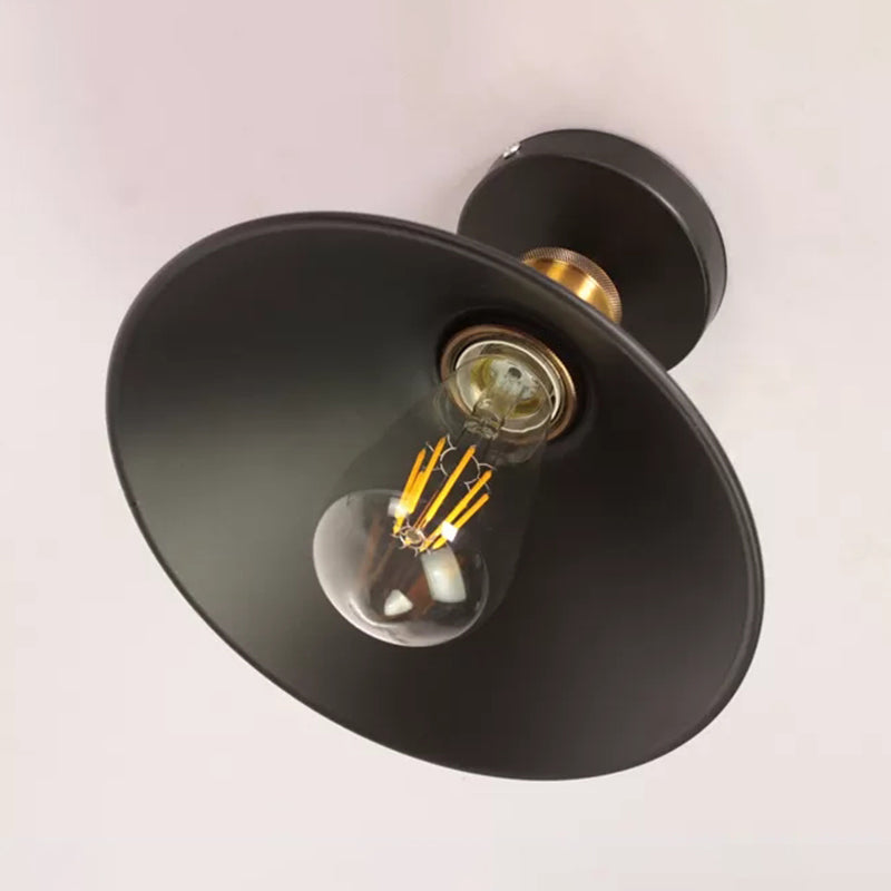 Industrial Ceiling Light Fixture Single Pendant Retro Bedroom Light Room Lighting