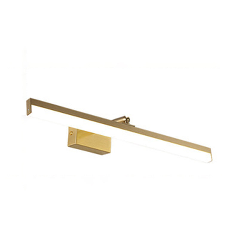 Modern Minimalist Style Linear LED Bathroom Vanity Light Fixtures Acrylic Vanity Wall Light Fixtures