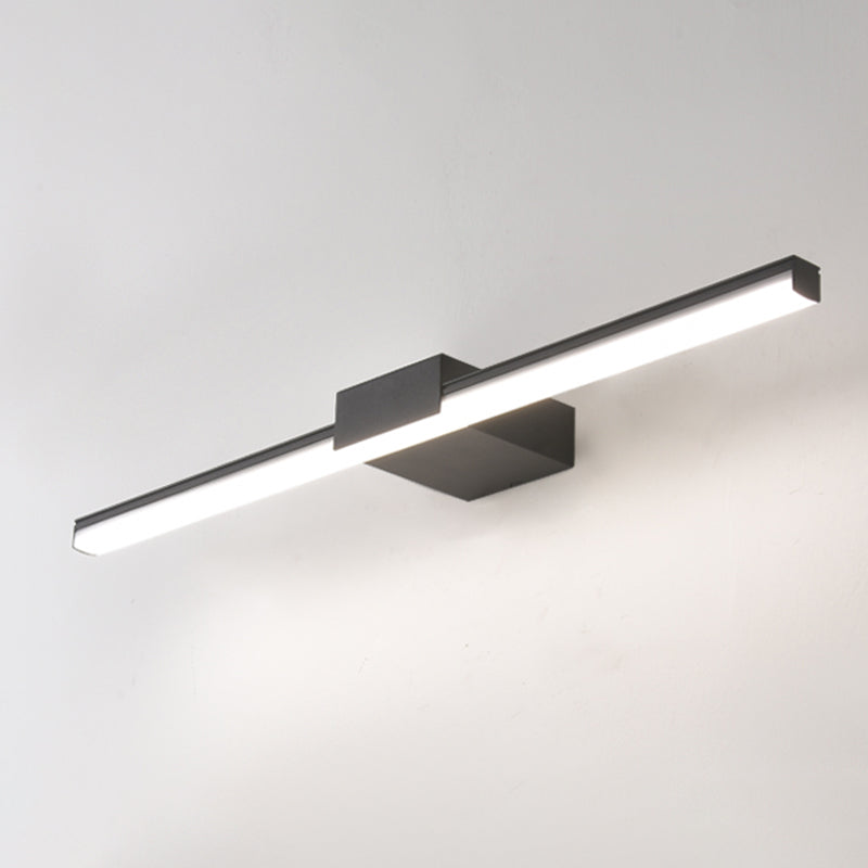 Modern Minimalist Style Linear Wall Mounted Vanity Lights Metal Vanity Wall Light Fixtures for Bathroom