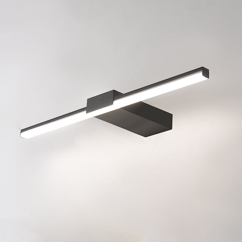 Modern Minimalist Style Linear Wall Mounted Vanity Lights Metal Vanity Wall Light Fixtures for Bathroom