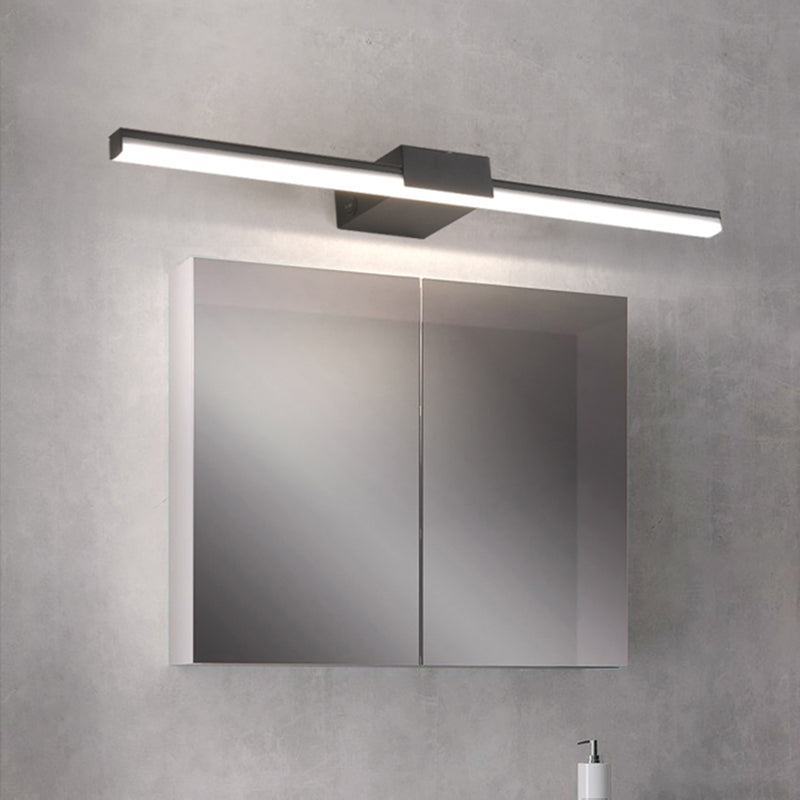 Modern Minimalist Style Linear Wall Mounted Vanity Lights Metal Vanity Wall Light Fixtures for Bathroom