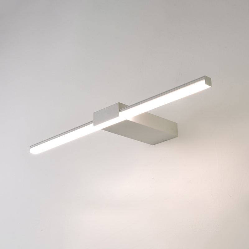 Modern Minimalist Style Linear Wall Mounted Vanity Lights Metal Vanity Wall Light Fixtures for Bathroom