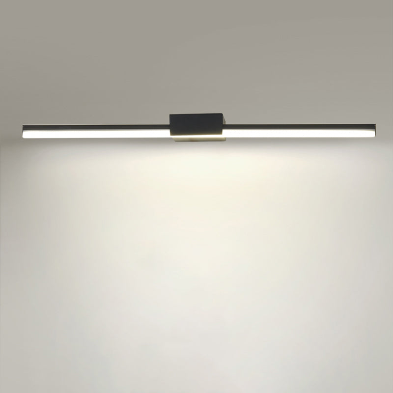 Modern Minimalist Style Linear Wall Mounted Vanity Lights Metal Vanity Wall Light Fixtures for Bathroom