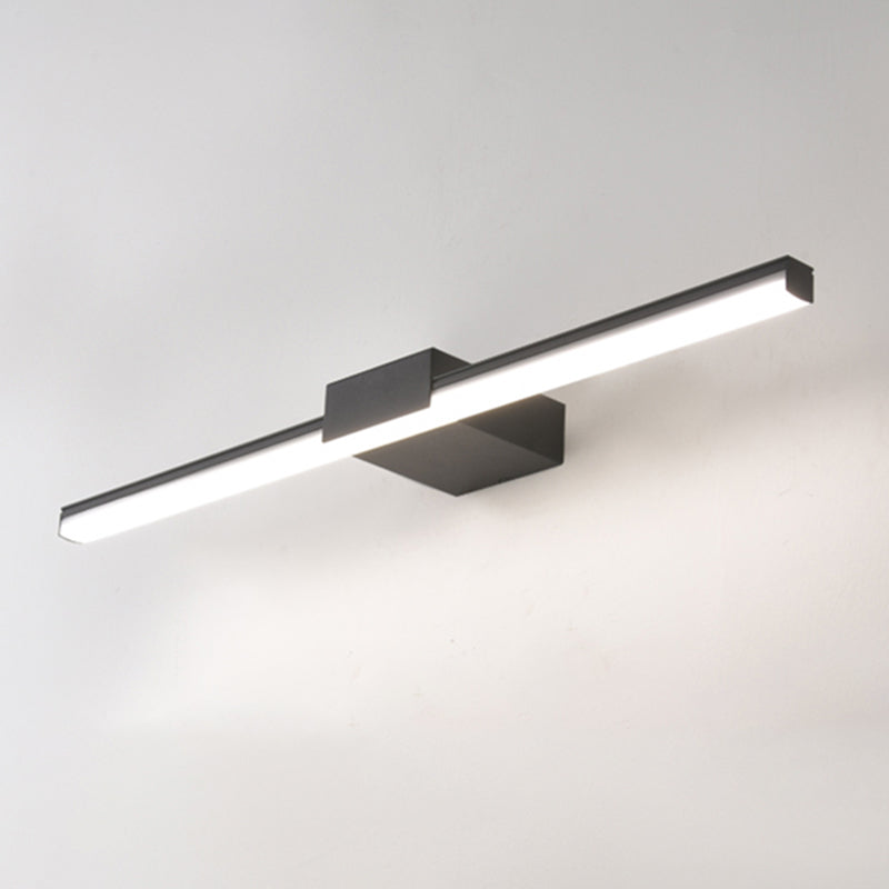 Modern Minimalist Style Linear Wall Mounted Vanity Lights Metal Vanity Wall Light Fixtures for Bathroom