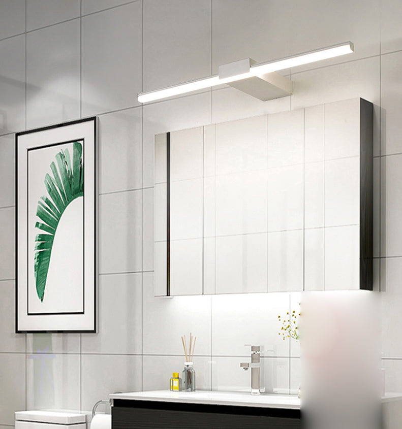 Modern Minimalist Style Linear Wall Mounted Vanity Lights Metal Vanity Wall Light Fixtures for Bathroom