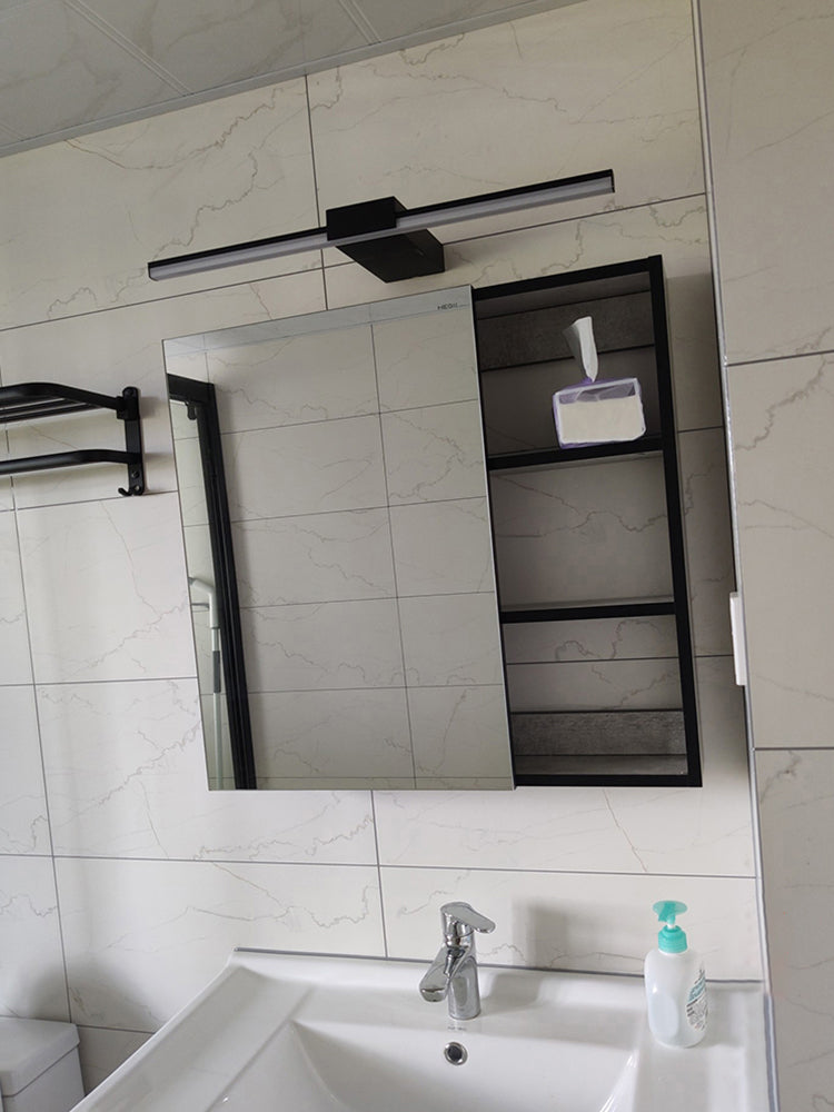 Modern Minimalist Style Linear Wall Mounted Vanity Lights Metal Vanity Wall Light Fixtures for Bathroom