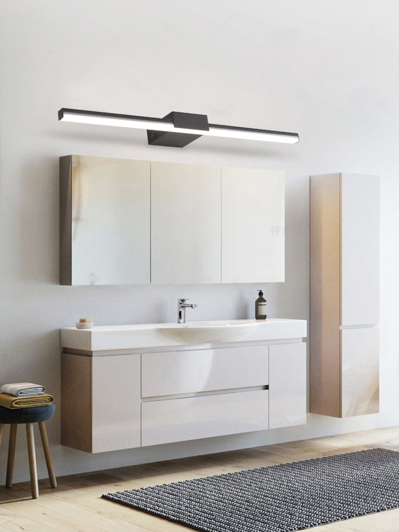 Modern Minimalist Style Linear Wall Mounted Vanity Lights Metal Vanity Wall Light Fixtures for Bathroom
