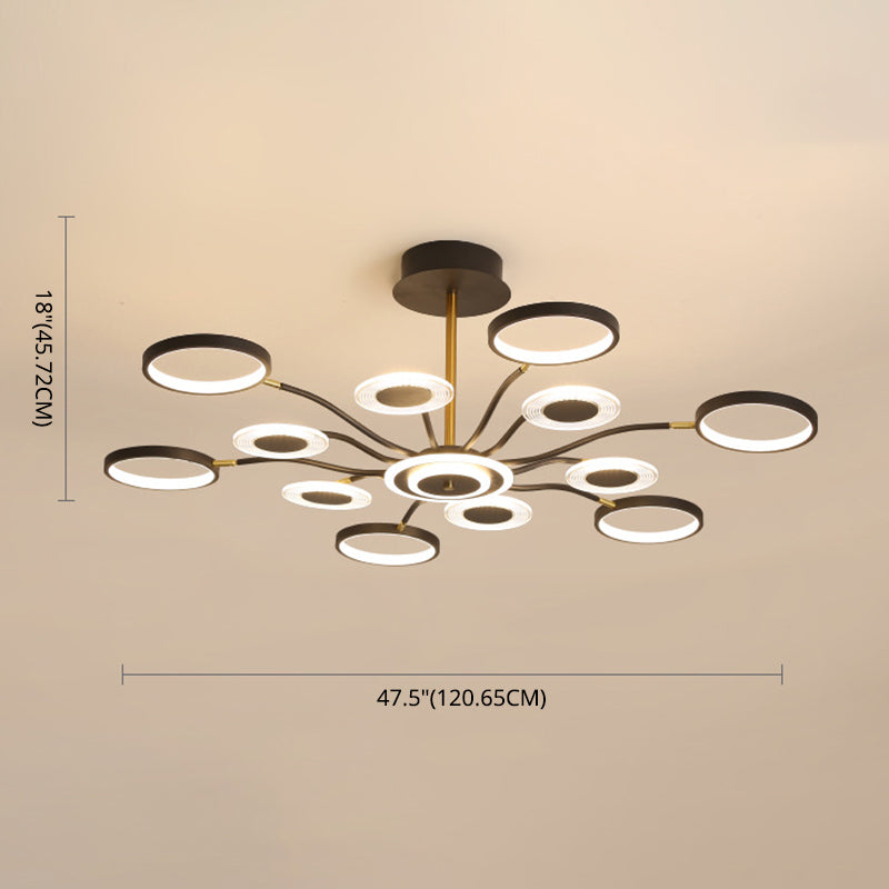 Lampada il lampadario Sputnik Light Segnalizzazione moderna Simplicità Acrilico Acrilico Illuminazione per il ristorante