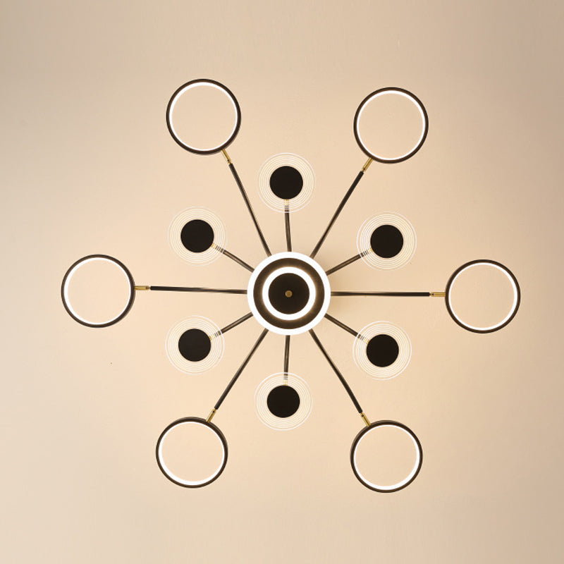 Lampada il lampadario Sputnik Light Segnalizzazione moderna Simplicità Acrilico Acrilico Illuminazione per il ristorante