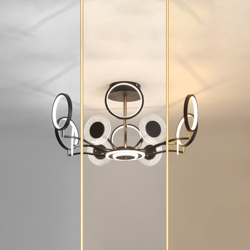 Lampada il lampadario Sputnik Light Segnalizzazione moderna Simplicità Acrilico Acrilico Illuminazione per il ristorante