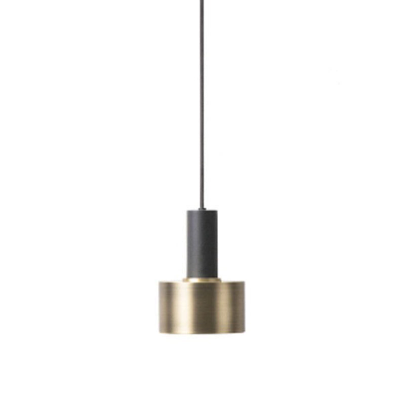 Fakkelvormige postmoderne eenvoud hangend licht 4.7 "brede mini metalen hanglamp voor slaapkamer woonkamer