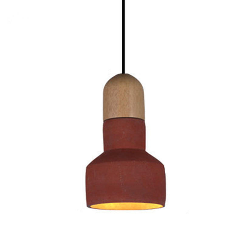 1-Licht kreativer Zement hängen hell modern