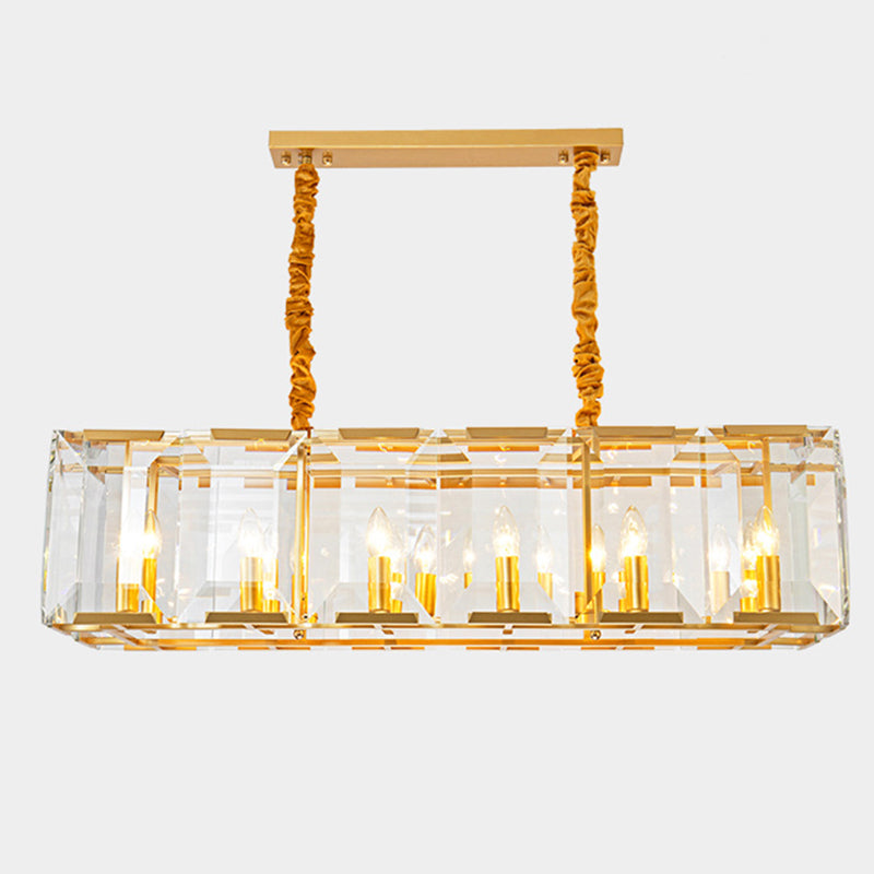 Isla colgante techo colgante iluminación de cristal vestíbulo de dormitorio luz del hotel