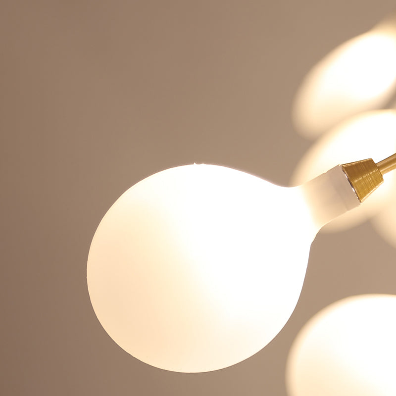 Gold Crystal Hanging Pendant Lights Contemporary style Linear Hanging Lamps for Living Room