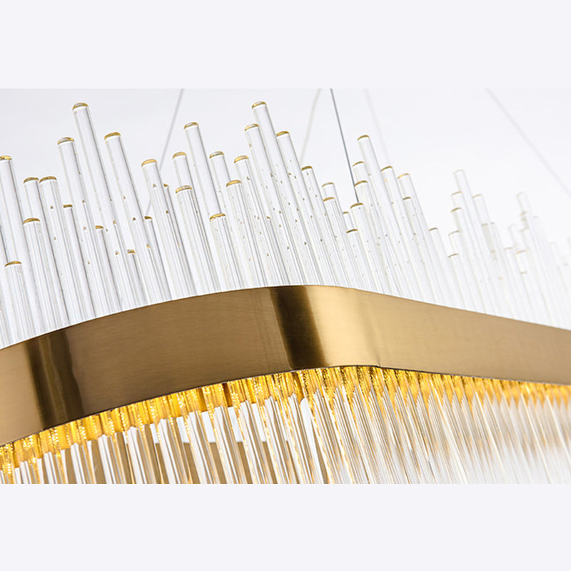 Moderna isla Pense de iluminación de cristal Restaurante Luz de restaurante Luz interior