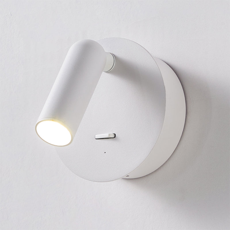 3.9 Inch H Mini Bedside LED Reading Light Modern Minimalist Spotlight Bedroom Wall Lamp