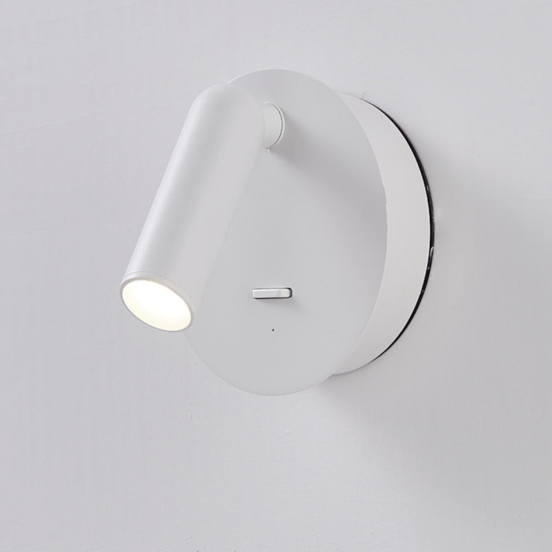 3.9" H Mini Bedside LED Reading Lamp USB Charging Modern Simplicity Style Spotlight Wall Mount Lamp for Bedroom