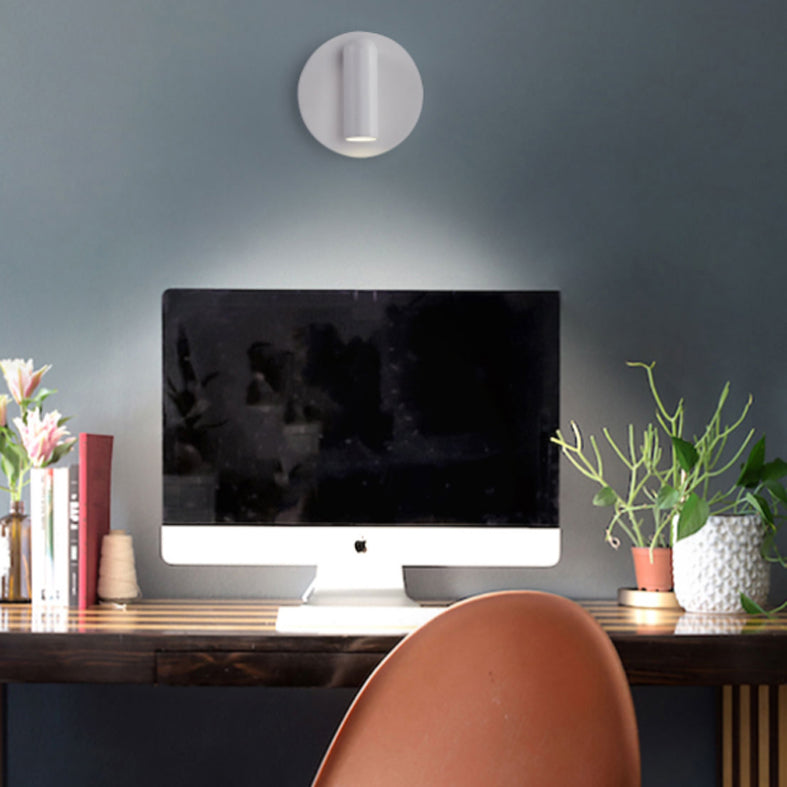 3.9" H Mini Bedside LED Reading Lamp USB Charging Modern Simplicity Style Spotlight Wall Mount Lamp for Bedroom