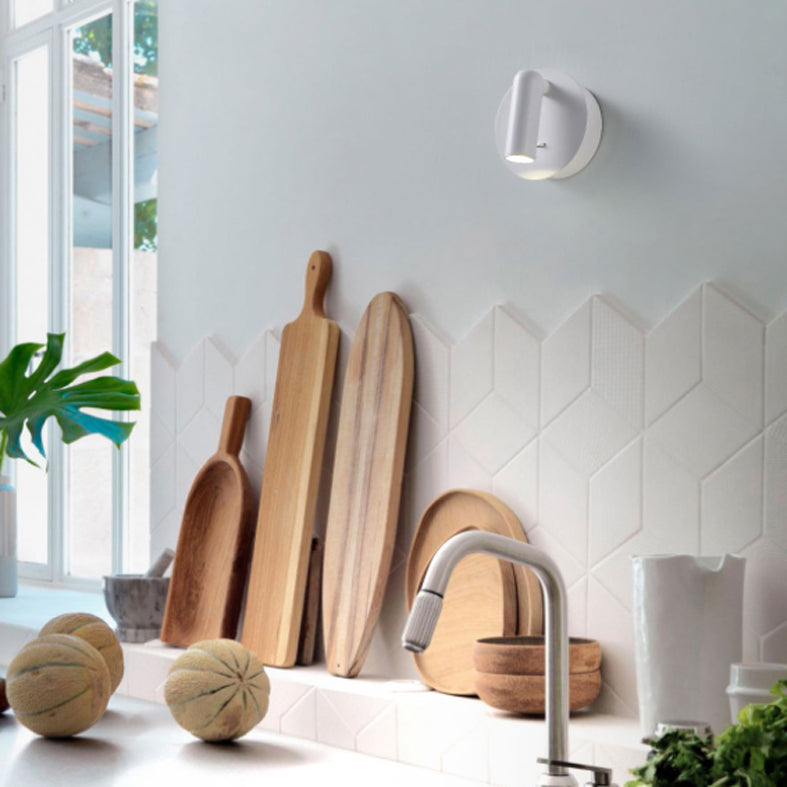 3.9 Inch H Mini Bedside LED Reading Light Modern Minimalist Spotlight Bedroom Wall Lamp