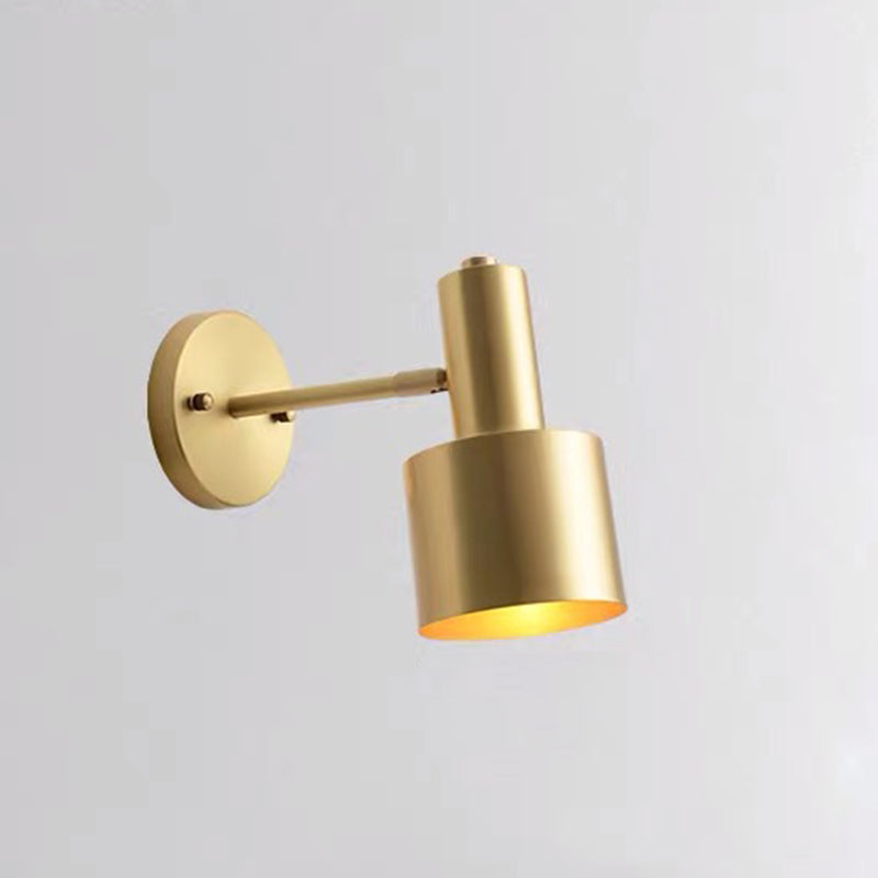 Gold Geométrique en forme de métal de lampe de la lampe de la lampe de la lampe réglable Conception de simplicité Gamiques pour l'allée d'escalier